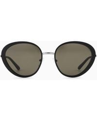 Emporio Armani - Butterfly-Shaped Sunglasses - Lyst