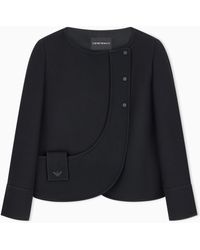 Emporio Armani - Unlined Blazer - Lyst