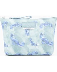 Emporio Armani - Pouch Beachwear Stampa Sea Animals - Lyst