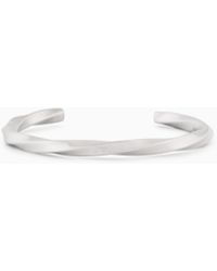 Emporio Armani - Stainless Steel Cuff Bracelet - Lyst