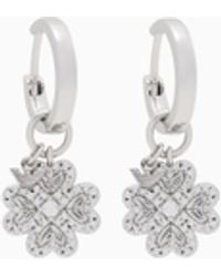 Emporio Armani - Sterling Hoop Earrings - Lyst