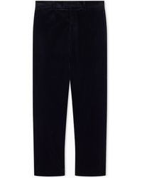 Emporio Armani - Smooth Velvet Trousers - Lyst