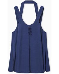 Emporio Armani - Flowing Micro Leopard Spot Jacquard Top - Lyst