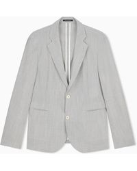 Emporio Armani - Unlined Blazer - Lyst