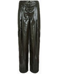 Emporio Armani - Sustainability Values Capsule Collection Recycled Technical Satin Cargo Trousers - Lyst