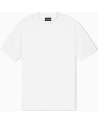Emporio Armani - Travel Essential Lyocell Blend Jersey T-Shirt - Lyst