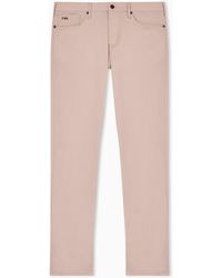 Emporio Armani - J06 Stretch-Fabric Slim-Fit Trousers - Lyst