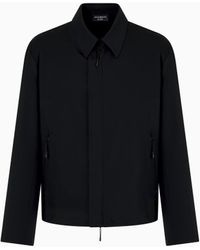 Emporio Armani - Technical-Fabric Zip-Up Jacket - Lyst