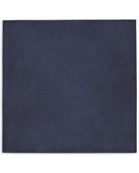 Emporio Armani - Pure Silk Pocket Square With Jacquard Micro-motif - Lyst