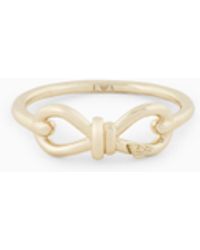 Emporio Armani - Ribbon Ring - Lyst