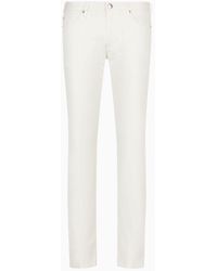 Emporio Armani - Jeans J06 Slim Fit In Twill Stretch - Lyst