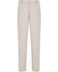 Emporio Armani - Pantaloni Con Retro Elastico - Lyst