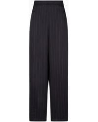 Emporio Armani - Pantalones En Mezcla De Acetato A Rayas Dawn To Dusk - Lyst