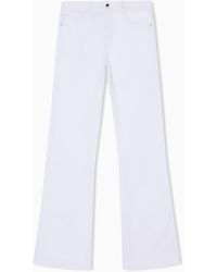 Emporio Armani - J47 Mid-Rise Flared-Hem Jeans - Lyst