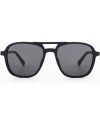 Emporio Armani - Pilot-Shape Sunglasses - Lyst