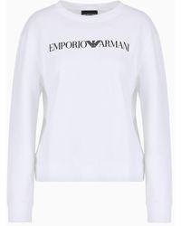 Emporio Armani - Sweatshirts Without Hood - Lyst