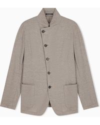 Emporio Armani - Unlined Blazer - Lyst