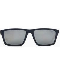 Emporio Armani - Men's Rectangular Sunglasses With Interchangeable Lenses - Lyst