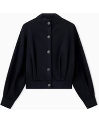 Emporio Armani - Signature Capsule Ponte Fabric Jacket - Lyst
