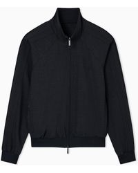Emporio Armani - Icon Full-Zip Blouson - Lyst