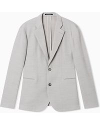 Emporio Armani - Single-Breasted Jacket - Lyst
