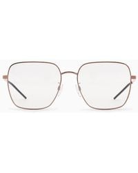 Emporio Armani - Unisex Rectangular Glasses - Lyst