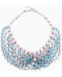 Emporio Armani - Collier Multi-Rangs Avec Boules À Facettes - Lyst