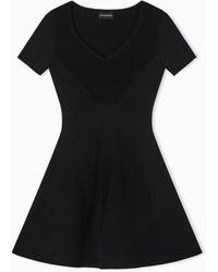Emporio Armani - Fabric Stitch Dress - Lyst