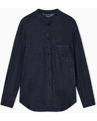 Emporio Armani - Guru Collar Shirt - Lyst