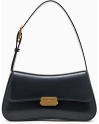 Emporio Armani - Borsa A Spalla Finish Spazzolato - Lyst