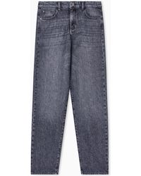 Emporio Armani - J90 Regular-Fit Used-Look Lyocell-Blend Denim Jeans - Lyst