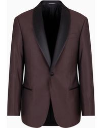 Emporio Armani - Virgin Wool Formal Jacket - Lyst