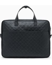 Emporio Armani - Borsa Con Logo Portadocumenti - Lyst