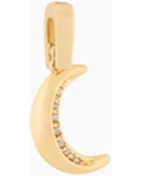 Emporio Armani - Tone Brass Charm - Lyst