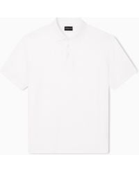 Emporio Armani - Jersey Polo - Lyst