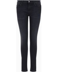 Emporio Armani - J28 Skinny Fit Jeans - Lyst