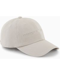 Emporio Armani - Baseball Cap With Embroidery - Lyst