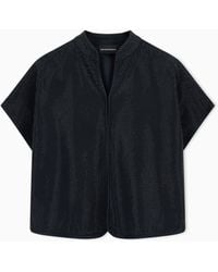 Emporio Armani - Drill Top With All-Over Micro Studs - Lyst