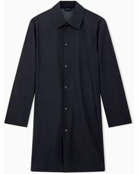 Emporio Armani - Trench Coat - Lyst