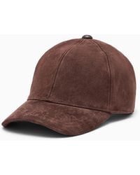 Emporio Armani - Signature Capsule Suede Baseball Cap - Lyst