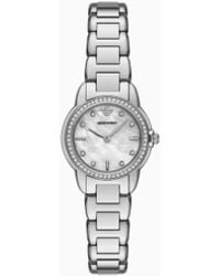Emporio Armani - Two-Hand Stainless Steel Watch - Lyst
