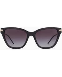 Emporio Armani - Asian-Fit Cat-Eye Sunglasses - Lyst