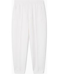 Emporio Armani - Double Jersey Joggers With Side Zip Pockets Essential - Lyst