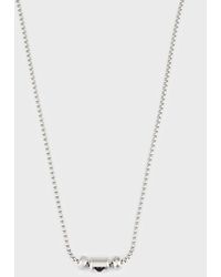 Emporio Armani Cross Necklace in Silver 