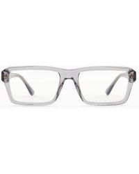 Emporio Armani - Rectangular Glasses Asian Fit - Lyst