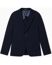 Emporio Armani - Single-Breasted Jacket - Lyst
