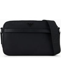 Emporio Armani - Asv Umhängetasche Aus Recyceltem Nylon - Lyst