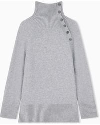 Emporio Armani - Yak Wool Blend Sweater Signature Capsule - Lyst