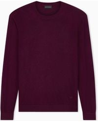 Emporio Armani - Silk And Cashmere Sweater - Lyst