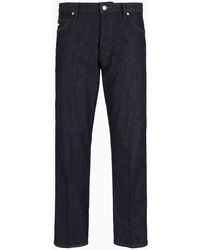 Emporio Armani - J69 Loose-fit Jeans In Lightweight Denim Canvas - Lyst
